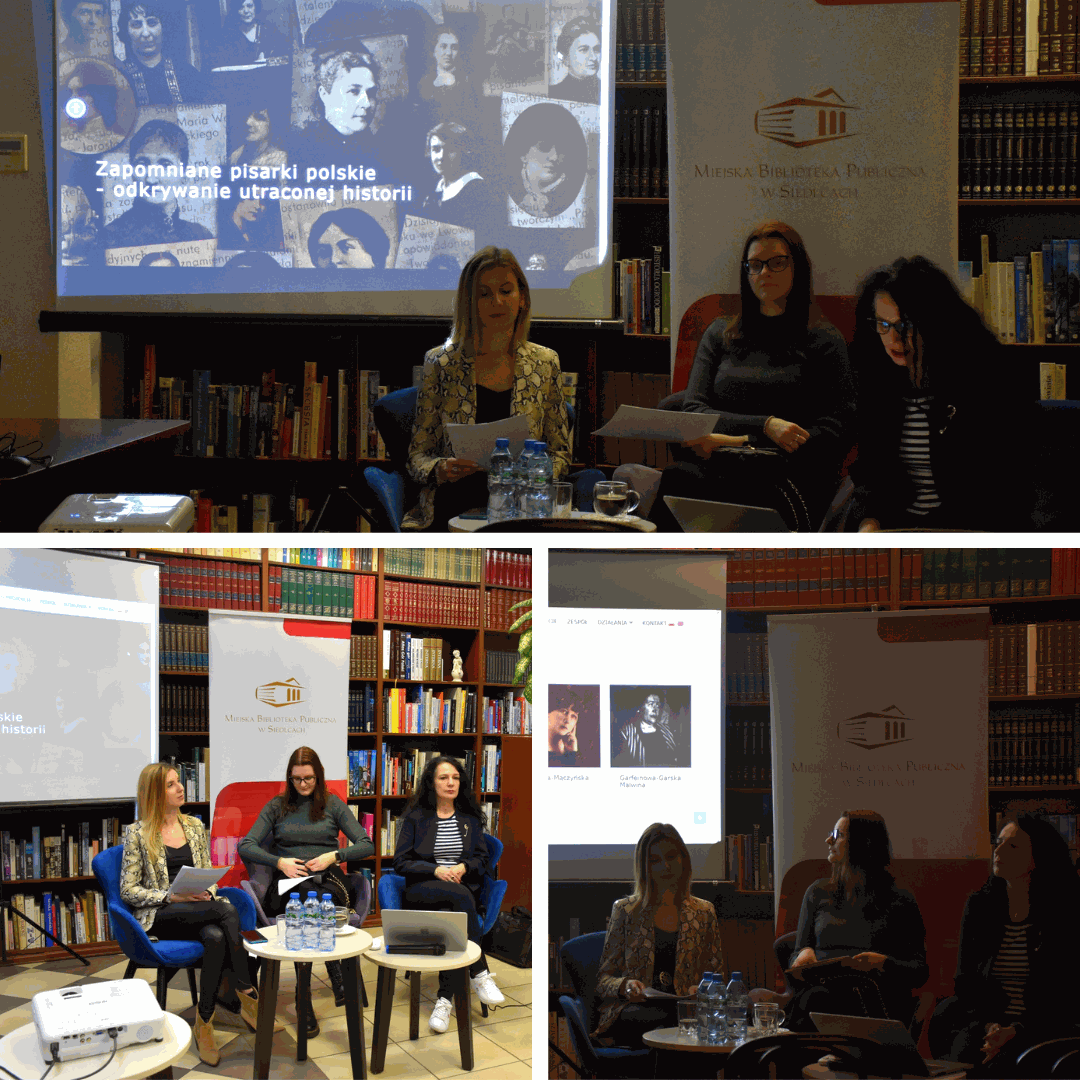 panel dyskusyjny w Miejskiej  Bibliotece Publicznej w Siedlcach 